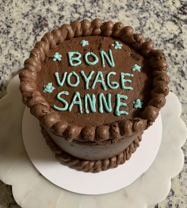 6-inch, 3-layer Chocolate Cake with Chocolate Buttercream